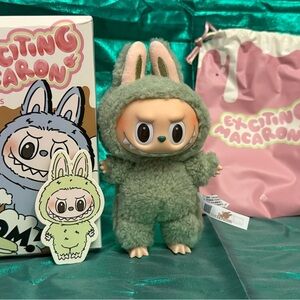 Exciting Macaron Green Grape Labubu